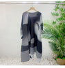 Pleated Printed Skirt Spring Autumn Temperament Plus Size Large Swing High Waist Casual Dresses for Women
