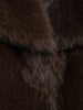 Casual Brown Thick Fur Jackets Women Long Sleeve V Neck Autumn Winter Faux Fur Coats Streetwear Outwears