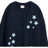 Women's Clothing Autumn Winter Knit Cardigans Embroidery Coats Knitwear Casual Retro Sweaters Long Sleeves Tops Buttons