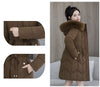 Winter Down Cotton Jacket Women Korean Cotton-Padded Thicken Warm Mid Long Hooded Parkas Slim Coat Female Casual Ladies Tops