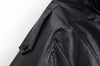 Autumn Women Turtleneck Faux Leather Jacket Vintage Long Sleeve Zipper Motorcycle Jackets Female Streetwear Chic Coat