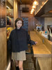 Korea Short Outerwear Woman Casual Loose Lazy Chic Long Sleeve Cotton Blends Windbreaker Coats Thin Thench