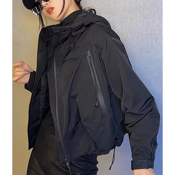 Women's Jackets Spring Autumn Single-breasted Korean Short Loose Long-sleeved Casual All-match Ladies Outwear