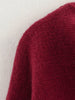 Ladies Autumn Winter Jacket Women Casual Commuter Coat Knitted Loose Oversize Coat Asymmetric Elegant Split Chic Scarf Jacket