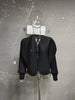 Pleated Item Loose Solid Color Women's Cardigan Coat V Neck Casual Style Female Coats Spring 17S0440