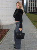 Knit Fluffy Cardigan Sweater Women's Ribbed Long Sleeve V-Neck Fluffy Elegant jacket Coat Female Knitwear Cardigan