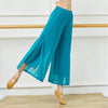 Pants Woman Sport Pants Fitness Pants Wide Leg Pants Double Layers Mesh Dance Pants Adult Long Pants Women Clothing