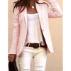 Women's Jacket Long-sleeved Candy Color Y2k Top Slim Coat Office Casual Blazer