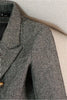 Word Pattern Blazer Coat Women 2025New Spring Autumn Winter High-Quality Suit Jacket Outwear Temperament Overwear Ladies