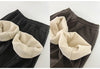 Thick Warm Straight Pants For Women Office Brown Wide Leg Trousers High Waist Women's Loose Pants For Ladies Spring