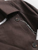 Solid-color Loose Elegant Turn-down Collar Double-breasted Mid-length Trench for Women Autumn Jackets
