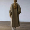 British Style Mid-Length Trench Coat Women's Loose Loose Casual Single Breasted Windbreaker 2DB5048