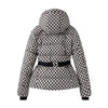 Women Winter Hooded Down Jackets With Belt Lady Warm Thick Long Sleeve Stand Collar Parkas Padded Coats Sports Ski Outdoor