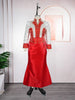 Plus Size Evening Dresses for Women African Gown Elegant Muslim Wedding Party Long Dress Ankara Ladies Clothing Outfits