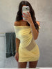Sexy Multi-Layer Dress Women Sexy Patchwork Mesh Cross Party Peach Hip Chic Clubwear Birthday Vacation Mini Bodycon