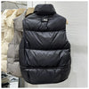 Short Down Cotton Vest Women Spring Autumn Winter Loose Fitting Outer Jacket Female Warm Vest Camisole Jacket Cardigan