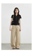Women Jeans Solid Loose Casual Split Wide Leg Denim Pant Workwear Female Trousers Spring Autumn