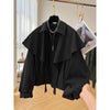 Niche Cloak Shawl Coat Women Spring and Autumn Loose Casual Jacket High End Short Jacket Coat