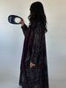 Middle Eastern Women Muslim Abayas Casual Islamic Kaftans Maxi Dresses Full Sleeve Arabian Jilbabs Open Front Abaya With Hajib