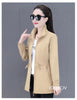 Windbreaker Women Mid Length Outerwear Spring Autumn Korean Waist Jacket Trench Coat for Women Basic Coat Mom Clothes