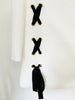High Street S/S Designer Runway Women's Long Sleeve Ribbons Lacing Up Dress