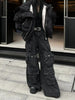Bottoms Streetwear BF Y2k Jeans for Women's Pockets Casual Cargo Pants Pantalon Femme Harajuku Denim Trousers