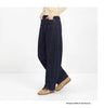 Women Jeans Washed Curved Barrel Loose Draping Wide Leg Autumn Retro Street Style Denim Bottoms Daily Wear