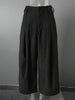 Winter Thick Warm Pants For Women High Waist Pleated Wide Leg Trousers Office Lady Clothes Minimalism 26C967