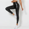 PU Leather Leggings Women Sexy Scrunch Butt Leggings Girls Faux Leather Yoga Pants High Waist Push Up Casual Leggings