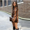 Deer Spotted Print Women 2pcs Skirt Sets Notched Lapel Oversized Blazer Midi Skirt Elegant Chic Autumn Winter Office Outfit