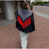 Women Chic Blazer Coat With Spliced Paisley Tassel Shawl Shoulder Pad Lapel Jacket Vintage Casual Autumn Lady Outfits