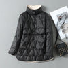 Lagabogy Autumn Winter Women Ultralight White Duck Down Long Jacket Female Single-Breasted Double Sided Puffer Coat