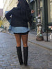 Women Patchwork Denim Long Sleeve Single Breasted Jackets Holiday Vacation Streetwear Outcoats