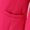 Autumn Pink Blazer Women Slim Elegant Blazers Jacket Women's Buttons Double Breasted Blazer Office Ladies Work Coats Jacket