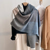 Plaid Scarf Winter Warm Cashmere Women Long Pashmina Foulard Female Scarves Lady Tassel Shawl Wraps Travel Poncho Blanket
