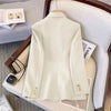 Temperament Blazers Women Clothes Oversized Jackets Office Lady Double-breasted Casual Korean Coats Tops Ropa Mujer