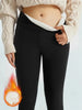 Women's Warm High Waisted Leggings For Autumn and Winter Elastic and Comfortable Flattering Fit Durable Fabric