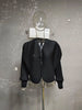 Pleated Item Loose Solid Color Women's Cardigan Coat V Neck Casual Style Female Coats Spring 17S0440