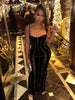 Women Black Velvet Sheer Maxi Dress Sexy Chic Mesh Patchwork Off-shoulder Waist Cinching Slim Maxi Dresses Club Party Gowns