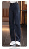 Wide-Leg Overalls Pants Women Korean Spring Autumn High Waist Loose All-Match Casual Narrow Straight Pants Female Trousers