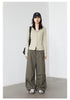 Women Pants Solid Loose Casual Outdoor Workwear Female Wide Leg Trousers Drawstring Windproof Spring Autumn