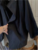 Trench Coat Loose Medium and Long Top Women's Clothing Spring Coat