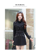 Autumn Winter Women Wool Coat Ladies Woolen Long Coat Female Slim-fit Double-Breasted Jacket with Belt S-3XL