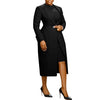 Women's Set Full Sleeve Long Blazer Coat+ Long Dress Suit Winter Streetwear Two 2 Piece Set Africa OL Work Outfits