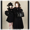 Original Japanese Lace Off-Shoulder Long Sleeve Dress Sweet Girl Kawaii Bowknot Women's Elegant Lolita Short Dresses