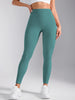 V-Back High Waisted Yoga Leggings Seamless Knit Tights for Women Quick Dry Butt Lifting Slim High Elastic Leggings
