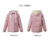 Winter Short Jacket Woman Parkas Thick Warm Spliced Hooded Parka Oversized Korean Loose Cotton Padded Outerwear