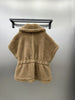 Teddy Bear Shawl Female Autumn Winter Camel Jacket Sheep Wool Coat Lapel Short Alpaca Silk Jacket