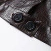 Street Women's Lace Up Leather Jacket Loose Solid Lapel Long Sleeve Belt Jackets Female Spring Lady Vintage Outwears