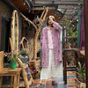 Spring Retro Print Ramie Loose Women Thin Wind Coats Leisure Long Trench Vintage Chinese Style Coat